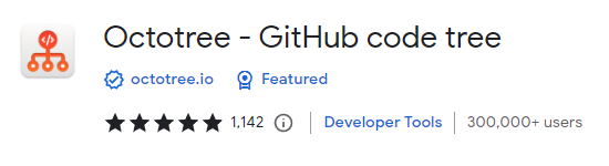 Octotreel in Chrome webstore